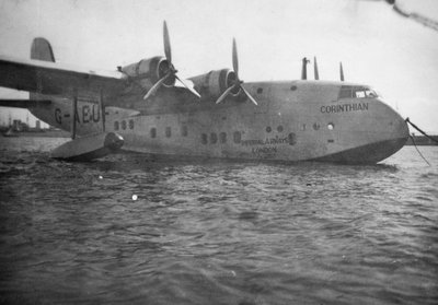 Hidroavión Empire corto Corintio, Alejandría, Egipto, c1938-c1941 de Unbekannt