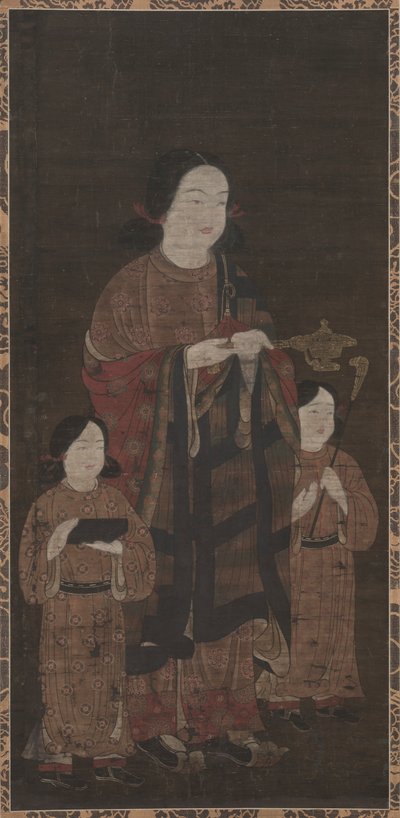 Shotoku Taishi y sus hijos de Unbekannt