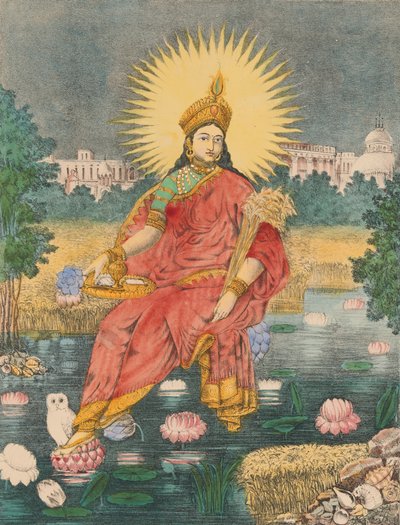 Shri Shri Lakshmi, ca. 1880 de Unbekannt