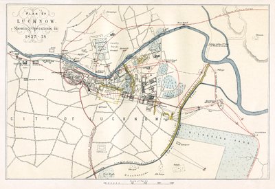 Sitio de Lucknow, India, 1857, 1893 de Unbekannt