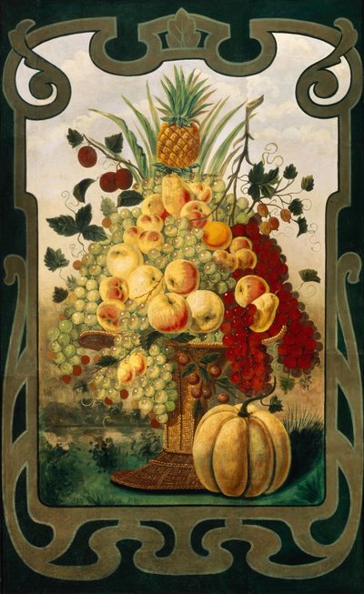 Cartel para tienda de frutas, principios del siglo XX de Unbekannt