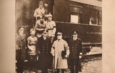 Firma del Armisticio para terminar la Primera Guerra Mundial, 11 de noviembre de 1918, 1935 de Unbekannt