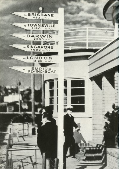Señal en Rose Bay, Sídney, Australia, c1939-c1944 1946 de Unbekannt
