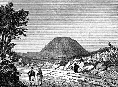 Colina de Silbury, Wiltshire, Inglaterra, 1836 de Unbekannt