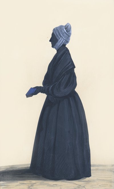 Silueta de la Sra. Amory, hermana de Catherine Robinson, c.1835-40 de Unbekannt