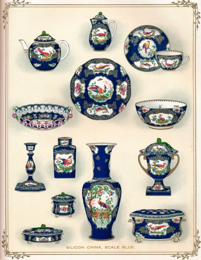 China de silicio, Escala Azul, principios del siglo XX, 1911 de Unbekannt