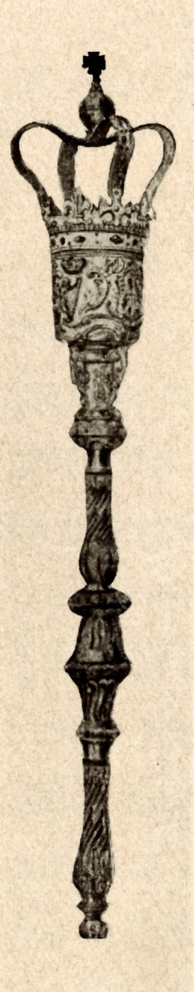 Maza de plata usada en la Casa de los Burgueses de Virginia, c1640-1770, 1937 de Unbekannt