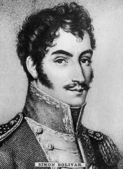 Simón Bolívar 1783-1830, líder militar y político venezolano de Unbekannt