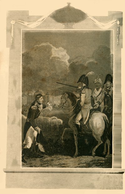 Sir Arthur Wellesley comandando en la Batalla de Assaye, 1803, 1816 de Unbekannt