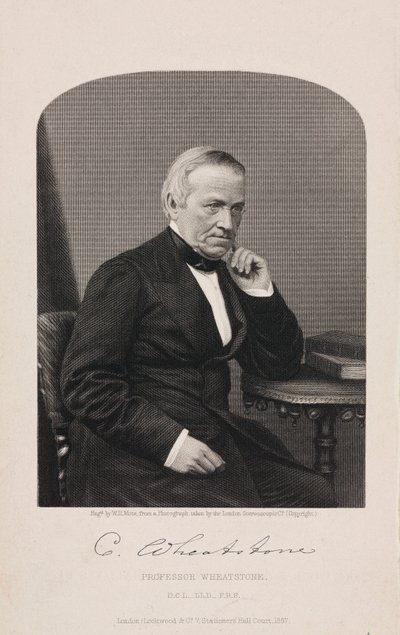 Sir Charles Wheatstone, físico inglés de Unbekannt
