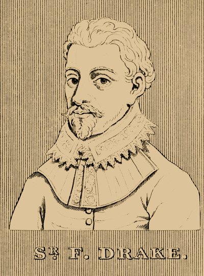 Sir Francis Drake, c1540-1596, 1830 de Unbekannt