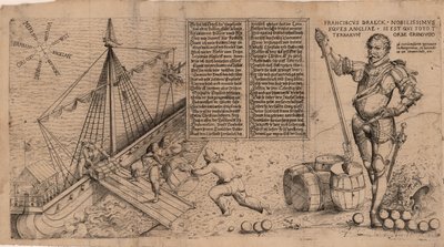 Sir Francis Drake, ca. 1588 de Unbekannt