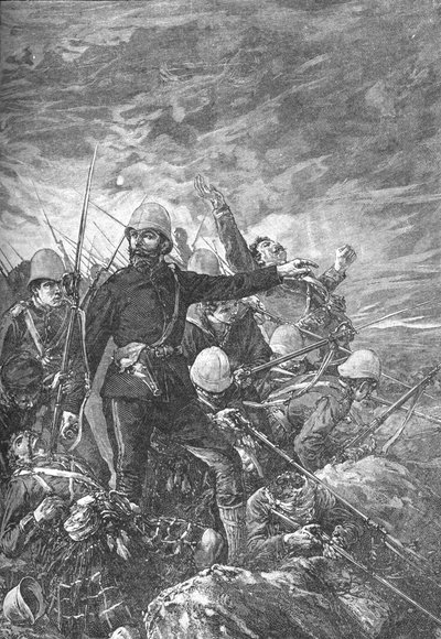 Sir George Colley en Majuba Hill, c1881 de Unbekannt