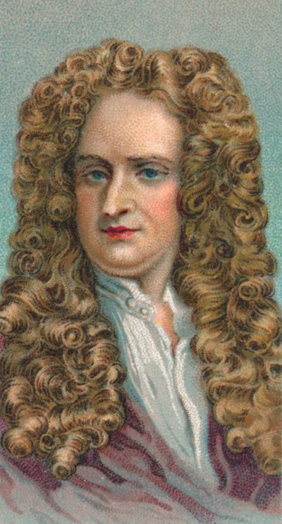 Sir Isaac Newton 1643-1727, matemático, astrónomo y físico inglés, 1924 de Unbekannt