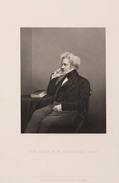 Sir John Herschel, astrónomo y científico inglés, c 1860 de Unbekannt