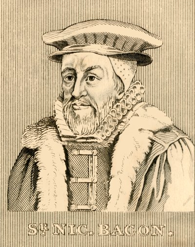 Sir Nicholas Bacon, 1510-1579, 1830 de Unbekannt