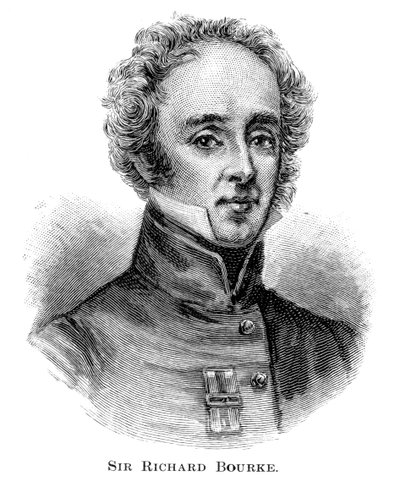 Sir Richard Bourke, gobernador de Nueva Gales del Sur, 1886 de Unbekannt