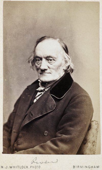 Sir Richard Owen, naturalista y paleontólogo inglés, c 1880 de Unbekannt