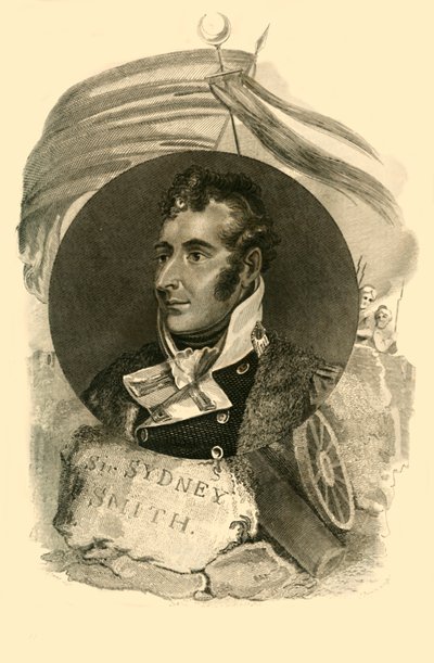 Sir Sidney Smith, quien con 300 marineros británicos, defendió la Brecha de Acre, 1764-1840, 1816 de Unbekannt