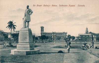 Estatua de Sir Stuart Steuart Bailey, Plaza Dalhousie, Calcuta, c1910 de Unbekannt