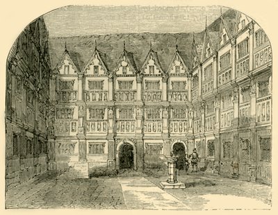 Casa de Sir Thomas Gresham en Bishopsgate Street de Unbekannt