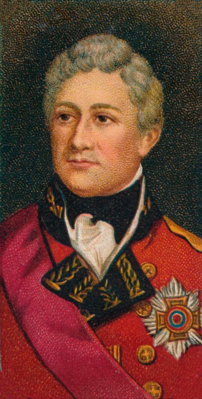 Sir Thomas Picton 1758-1815, soldado británico, 1812. 1912 de Unbekannt