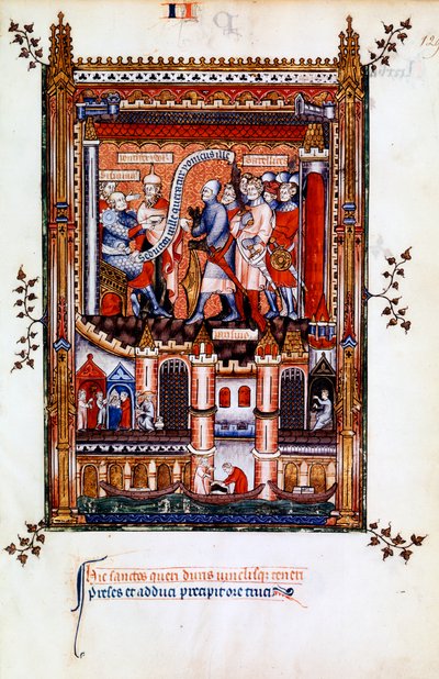 Sisinnius ordena el arresto de San Denis, 1317 de Unbekannt