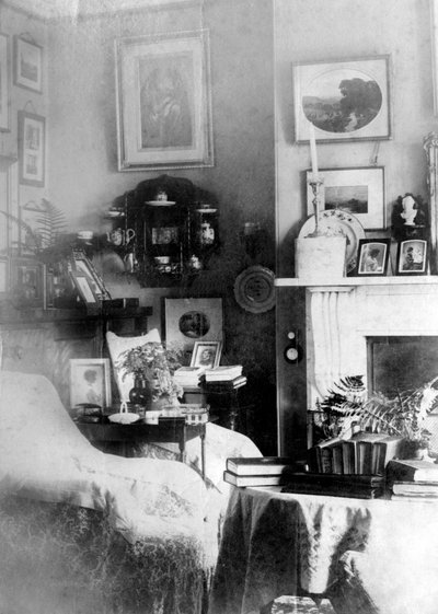 Sala de estar, c1882 de Unbekannt