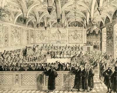Sesión del Parlamento de París, 1890 de Unbekannt