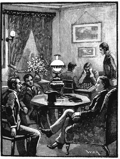Sala de estar en YMCA, Exeter Hall, Londres, 1887 de Unbekannt