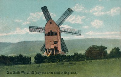 Molino de viento Six Swift, Kingston, cerca de Lewes, Sussex de Unbekannt