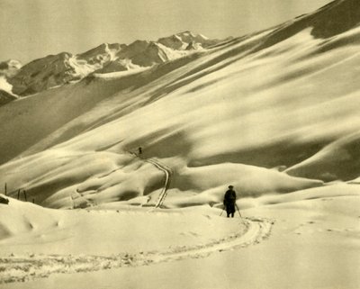 Esquí en Upper Schlossalm, cerca de Bad Hofgastein, Austria, c1935 de Unbekannt