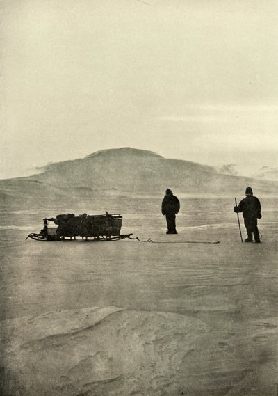 Deslizándose en la barrera antes del regreso del sol, c1908, 1909 de Unbekannt