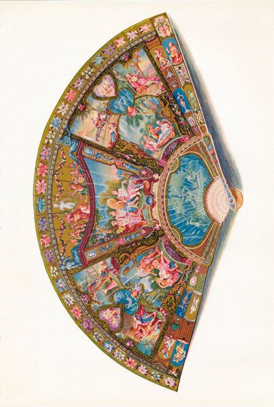 Pequeño abanico de vestir, 1901 de Unbekannt