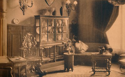 Sala de fumar en la Embajada de Cuba en Bruselas, Bélgica, 1927 de Unbekannt