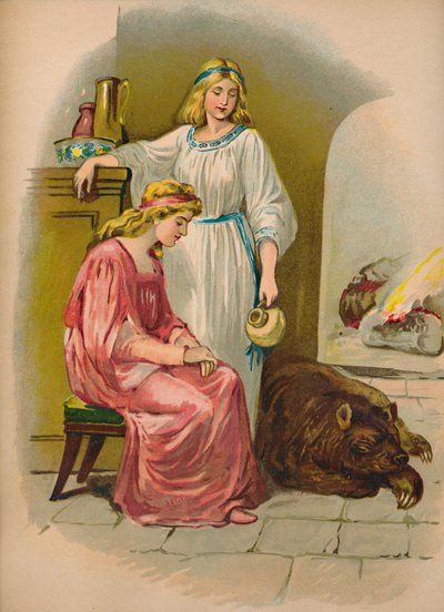 Blanca Nieves y Rosa Roja de Unbekannt