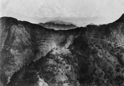 Nieve en el Himalaya, tomada desde Chakrata, 1917 de Unbekannt