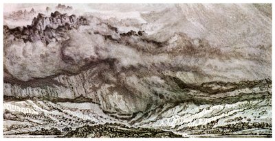 Snowdon, una Tormenta Aproximándose, 1853 de Unbekannt