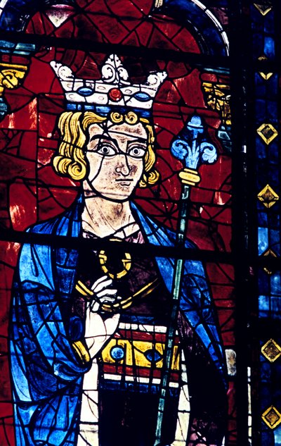 Salomón, vidriera, Catedral de Chartres, Francia, 1194-1260 de Unbekannt