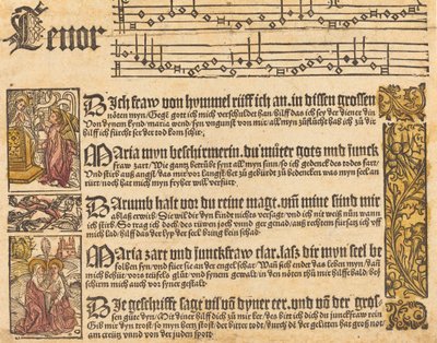 Canto a la Virgen, c. 1500 de Unbekannt