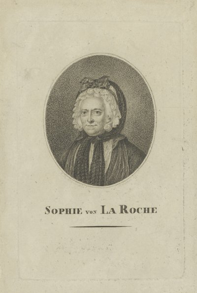 Sophie von La Roche, nacida Gutermann von Gutershofen 1730-1807, c. 1800 de Unbekannt
