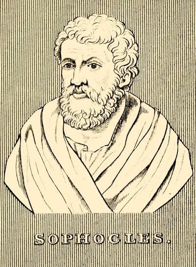 Sófocles, c. 497-405 a.C., 1830 de Unbekannt