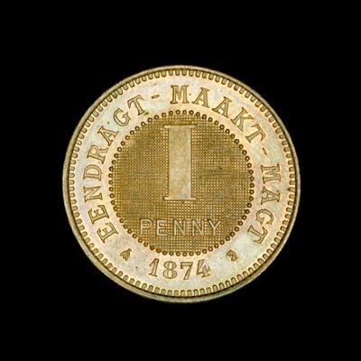 Moneda de 1 penique de Sudáfrica de Unbekannt
