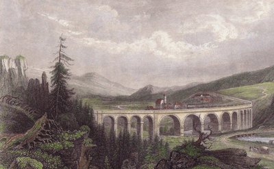 Ferrocarril del Sur. Viaducto Payerbach, Semmering de Unbekannt