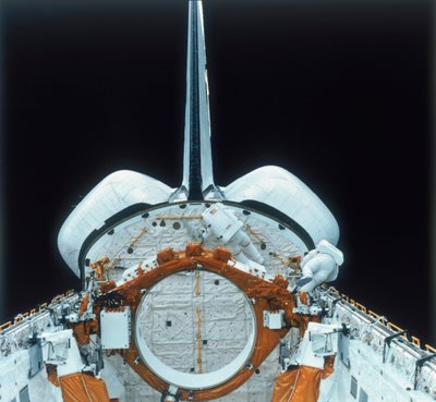 Astronauta del Transbordador Espacial en EVA, 1980s de Unbekannt