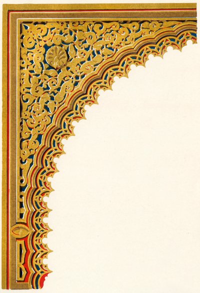 Espandril del nicho de la puerta en la entrada del Salón de Embajadores, 1907 de Unbekannt