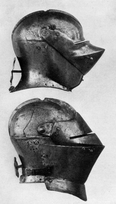 Cascos españoles e italianos, siglo XV, 1929 de Unbekannt