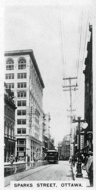 Calle Sparks, Ottawa, Canadá, c1920s de Unbekannt