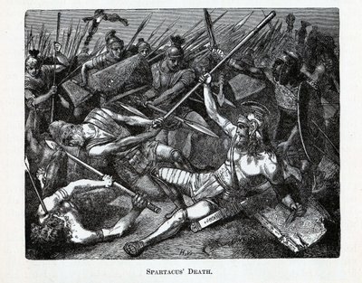 Muerte de Espartaco, 1882 de Unbekannt