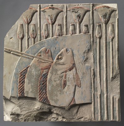 Pescando con lanza, c. 667-647 a.C. de Unbekannt
